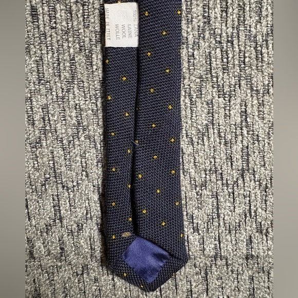 Davide Cenci Mens 100% Wool Tie Italy - Picture 4 of 7